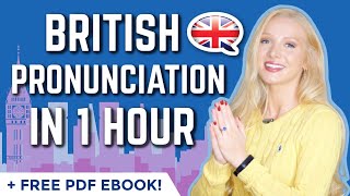 British English Pronunciation in 50 Minutes  ALL 150 words you need  free Pronunciation Ebook [upl. by Durrej662]