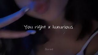 You right x Luxurious Sped Up  Doja cat x The Weekend songs spedup 🖤 [upl. by Bronson]