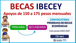 🥇 Becas IBECEY Programa de Becas Económicas 20222023 Apoyo de becas para Primaria y Secundaria 🥇 [upl. by Nosretep603]