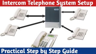 How to install an intercom telephone system  PABX a Practical step by step guide [upl. by Weisbrodt]