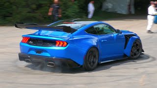 2025 Ford Mustang GTD  Brutal SOUNDS Burnouts amp Accelerations [upl. by Nodnelg]