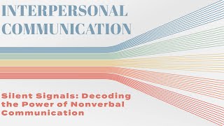 quotSilent Signals Decoding the Power of Nonverbal Communicationquot [upl. by Kliment]