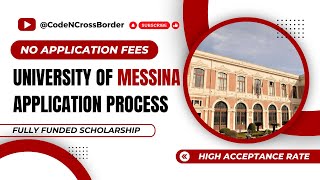 HOW TO APPLY UNIVERSITY OF MESSINA ITALY  NO APPLICATION FEE  FULLY FUNDED SCHOLARSHIP  MESSINA [upl. by Cianca]