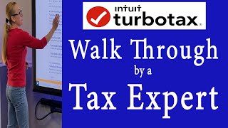 TurboTax  April 2024 Income Tax deadline How to file your taxes online Tutorial walkthrough [upl. by Attenwahs329]