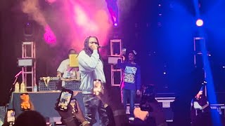 Young Nudy  “Blue Cheese Salad” amp “Green Bean” Live Performance in Richmond VA 42923 [upl. by Okoyik]