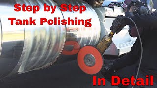 DIY How to Polish an Aluminum Fuel Tank in Detail Step by Step [upl. by Kalmick]