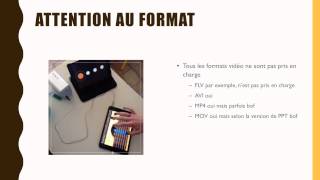 Insérer vidéo powerpoint amp définir extrait à lire [upl. by Llenram]