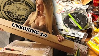 Unboxing 50  kolejna PAKA  Wędki na każdą kieszeń  SEZONU nie kończymy [upl. by Nuahsyar]