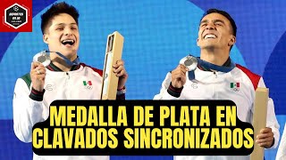 🚨OSMAR OLVERA y JUAN MANUEL CELAYA ganan MEDALLA DE PLATA en CLAVADOS SINCRONIZADOS  París 2024 [upl. by Joela634]