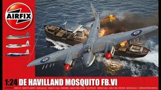 Airfix 124 De Havilland Mosquito FBVI [upl. by Clarke]