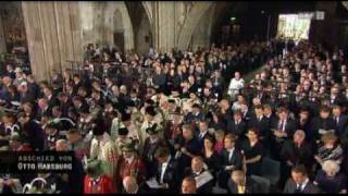 Otto Habsburg  Das Requiem  Begräbnismesse Stephansdom in Wien  1672011 [upl. by Adnale]