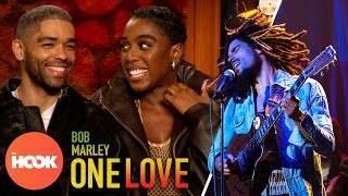 Kingsley BenAdir On Keeping Bob Marley’s Guitar amp Chemistry With Lashana Lynch  TheHookOfficial [upl. by Notnel]