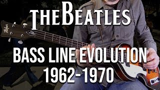 The Beatles Bass Lines Evolution  12 is too hard [upl. by Aicined511]