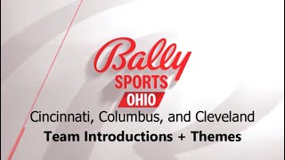 2021 Bally Sports Ohio amp Bally Sports Great Lakes MLBNHLNBA IntrosThemes [upl. by Maite]