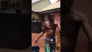 Gabaski finally wash his clothes 😂😂😂 YouTube funny trending comedy laugh [upl. by Adnuhsal]