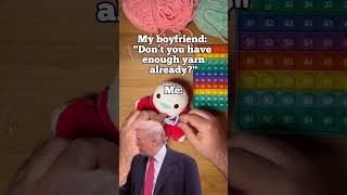 When someone asks why I’m buying more yarn 🥹😝 crochet crochetpatterns amigurumi knitting ng [upl. by Alfy]