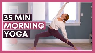 35 min Morning Yoga to STRETCH amp ENERGIZE [upl. by Valerye]