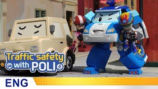 Trafficsafety with Poli  15How to ride safely [upl. by Ahsemad241]