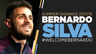 BERNARDO SILVA AGREES TO JOIN MAN CITY  FIRST INTERVIEW [upl. by Tnahs]