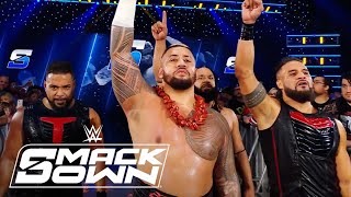 Solo Sikoa Bloodline Take Down Roman Reigns Big Jim Uso  WWE SmackDown 101124  WWE on USA [upl. by Etnaik404]