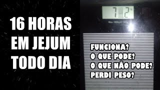 FIZ JEJUM INTERMITENTE POR 15 DIAS  OLHA QUANTOS KG PERDI [upl. by Lupee]