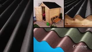 How to Install Coroline Corrugated Bitumen Roofing Sheets [upl. by Flin]