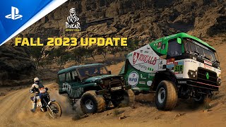 Dakar Desert Rally  Fall 2023 Update Trailer  PS5 amp PS4 Games [upl. by Agemo]