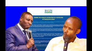 Byakomeye Aba PASTERI ntibemeranya na RGB kubisubizo yatanze kubibazo byifungwa ryINSENGERO [upl. by Yrellav]