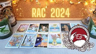 ♋️ RAC 🔮 2024 🧿 Anul declaratiilor explozive rasturnarilor de situatii si finalizarii studiilor [upl. by Anilac544]