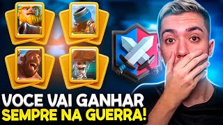 APRENDA AGORA COMO JOGAR A GUERRA DE CLÃS NO CLASH ROYALE [upl. by Nye903]