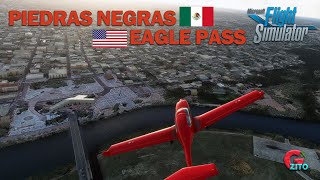 Eagle Pass y Piedras Negras Tour aéreo [upl. by Euqinad241]