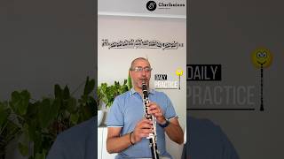 Daily practice🎼Kroepsch N°133 clarinet clarinete clarinette clarinetto clarinetist music [upl. by Airotna]