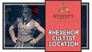 Assassins Creed Odyssey Rhexenor the Hand Cultist Location Delian League Cultists [upl. by Obnukotalo971]