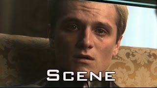 The Hunger Games Mockingjay Part 1  Second Interview of Peeta Mellark in HD Full Scene [upl. by Aicrop]