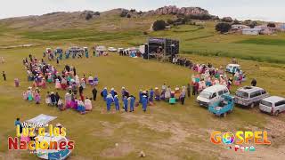 LUZ A LAS NACIONES EN CAMPAÑA  Alabanzas en Huayno  ANCASAYA  ILAVE  DRONE Producciones GOSPEL [upl. by Isayg]