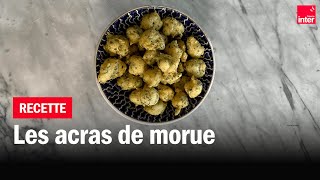 Les acras de morue  Les recettes de FrançoisRégis Gaudry [upl. by Chelsey]