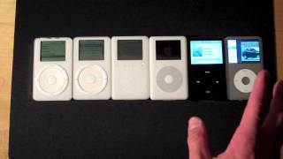 Apple iPod Classic Part 2 of 2 Comparing Generations 16 [upl. by Grange]