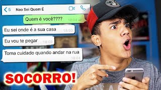 ESTOU SENDO AMEAÇADO NO WHATSAPP NÃO É CLICKBAIT AMEAÇADOR 1 [upl. by Niajneb379]