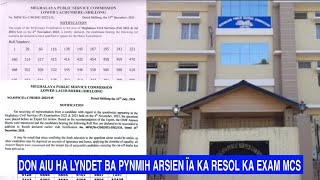 PYNBNA RESOL NYNGKONG HA U NOHPRAH PYNMIH RESOL BIANG HADIEN 7 BNAI BUH JINGKYLLI KA VPP ÏA KA MPSC [upl. by Annohsak]