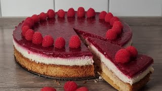 Himbeer Sahne Torte  Unglaublich leckere Torte [upl. by Claudine]