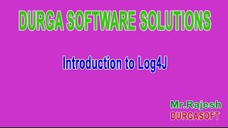 Introduction to Log4J [upl. by Ave]