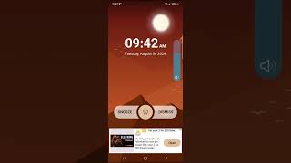 samsung a54 alarm clock screen sound default ringtone alarm sounds shorts [upl. by Assed278]