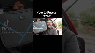 CPAP on the GO with a Power Station🤿🚗cpap carcamping vanlife [upl. by Gnahk]