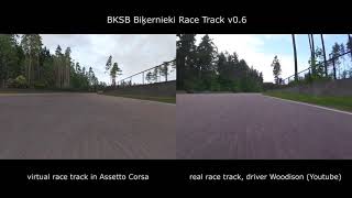 Biķernieki Race Track v06 comparison to real life [upl. by Briscoe]