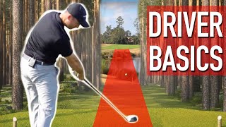 Driver Basics For Longer Straighter Golf Shots [upl. by Reivilo]