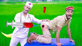 Exclusive New Trending Funny Video 2024 Must Watch Top Funniest Comedy Video 2024 Injection Epi02 [upl. by Daile]