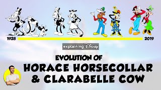 Evolution of HORACE HORSECOLLAR amp CLARABELLE COW  91 Years Explained  CARTOON EVOLUTION [upl. by Naed]