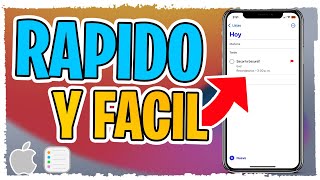 Como Poner Recordatorios en iPhone ✅ [upl. by Roht309]