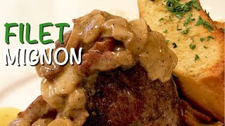 FILET MIGNON en Salsa de Champiñones 🥩 46 [upl. by Comstock]