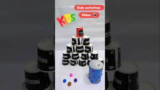 Kids activities Video idea  Game craft video viralshort shortsfeed Craft youtubeshorts 1 [upl. by Goodden]